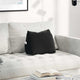 Vidaxx coussin de dossier noir 45 x 20 x 35 cm tissu corde