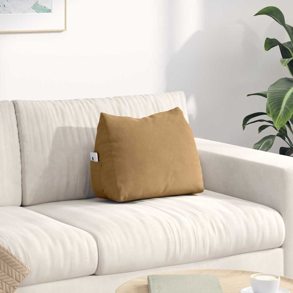 Vidaxx coussin de dossier marron 45 x 20 x 35 cm tissu corde