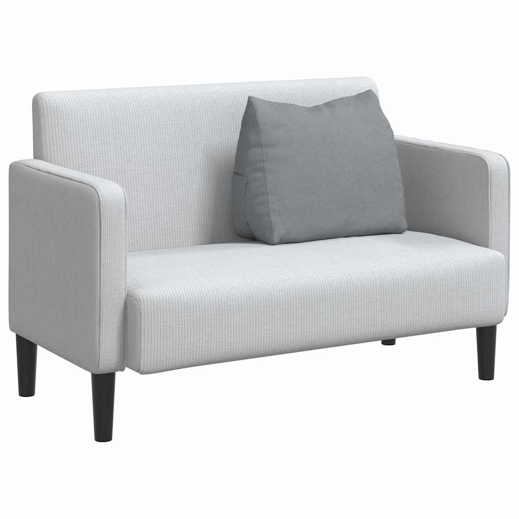 Vidaxx coussin de dossier gris clair 60 x 20 x 50 cm tissu