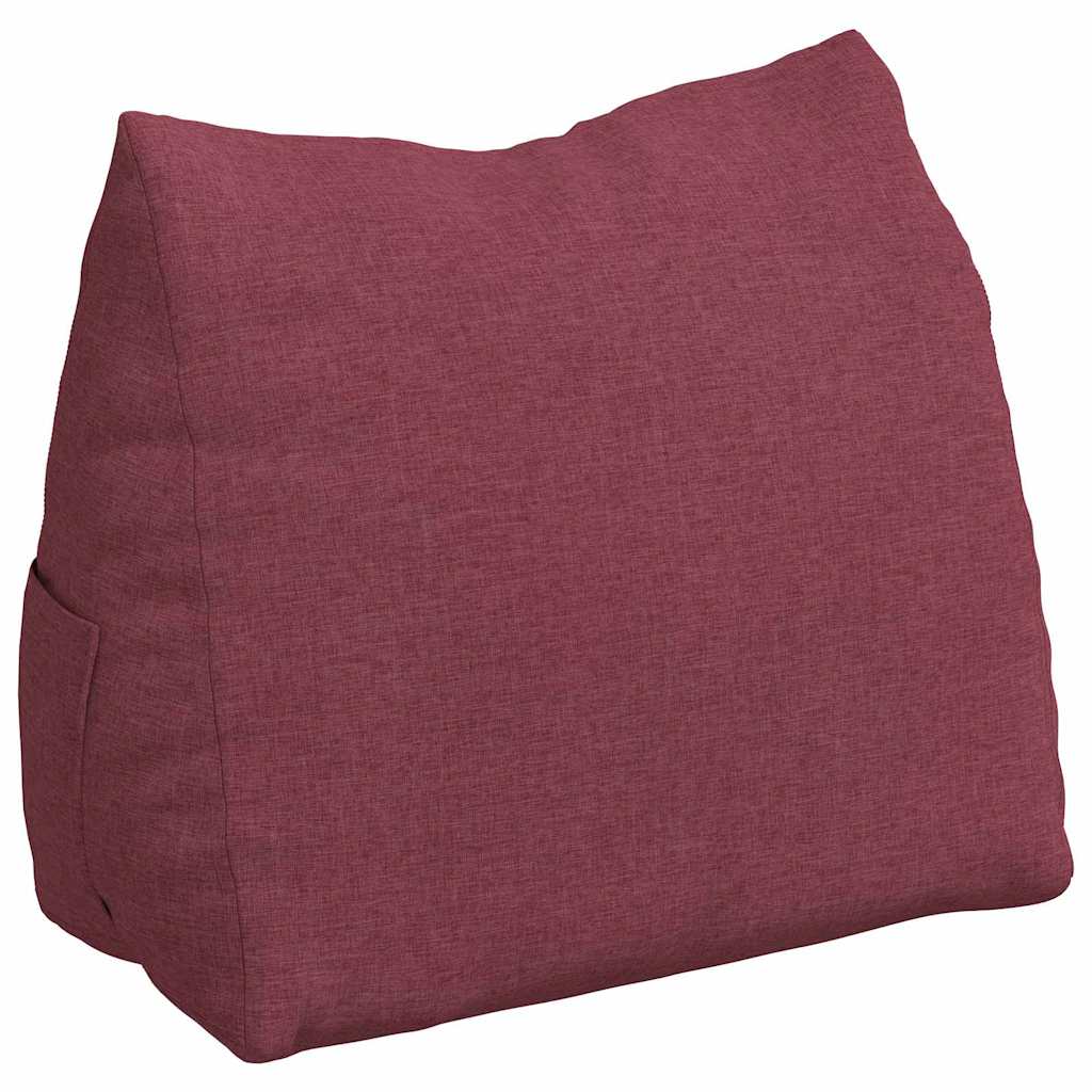 Vidaxx coussin de dossier rouge vin 60 x 20 x 50 cm tissu