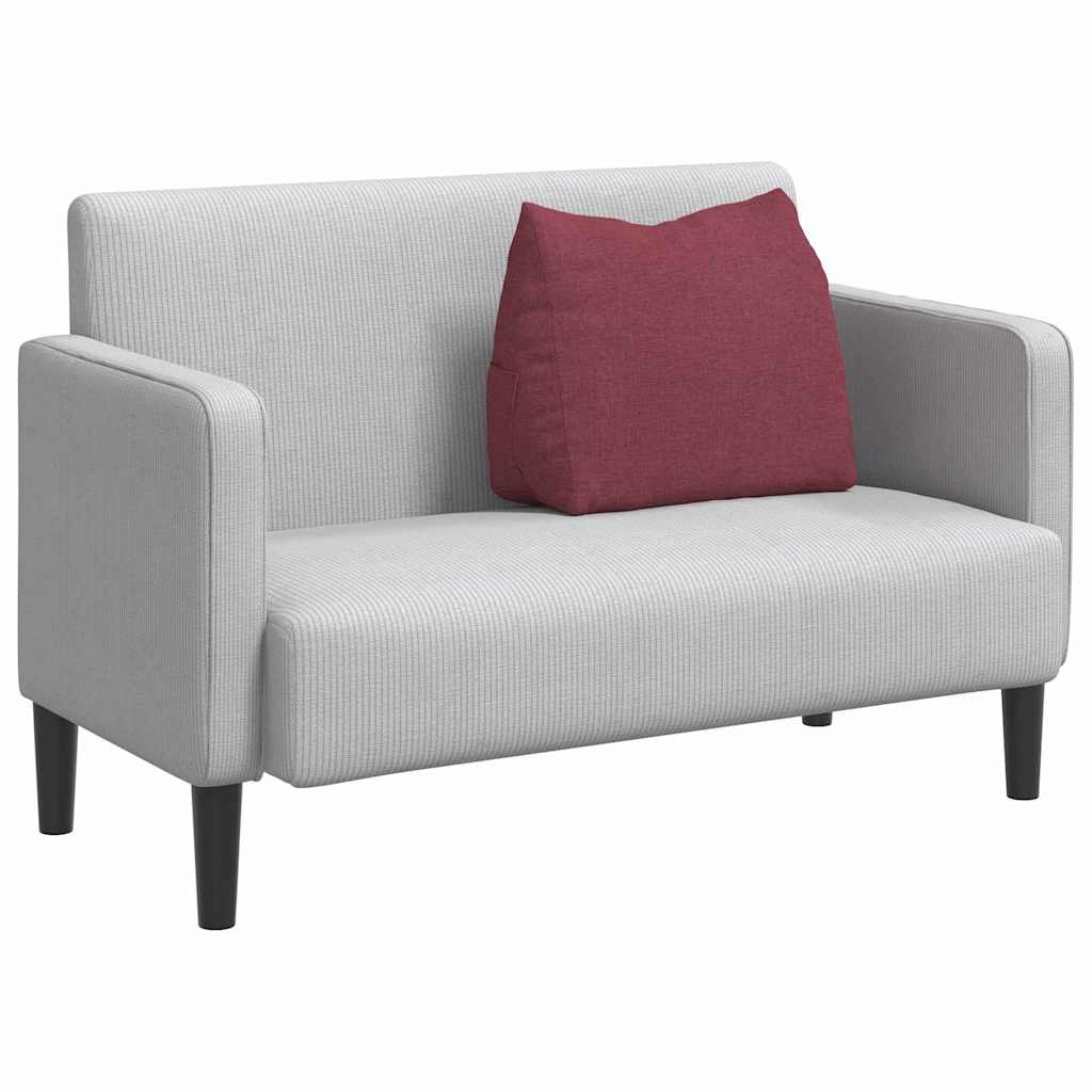 Vidaxx coussin de dossier rouge vin 60 x 20 x 50 cm tissu