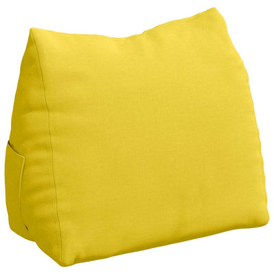 Vidaxx coussin de dossier jaune clair 60 x 20 x 50 cm tissu