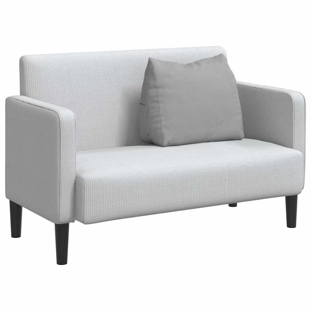 Vidaxx coussin de dossier gris nuage 60 x 20 x 50 cm tissu