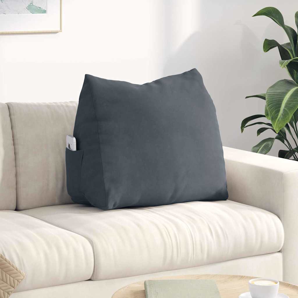 Vidaxx coussin de dossier gris foncé 60 x 20 x 50 cm tissu corde