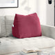 Vidaxx coussin de dossier rouge vin 60 x 20 x 50 cm tissu corde