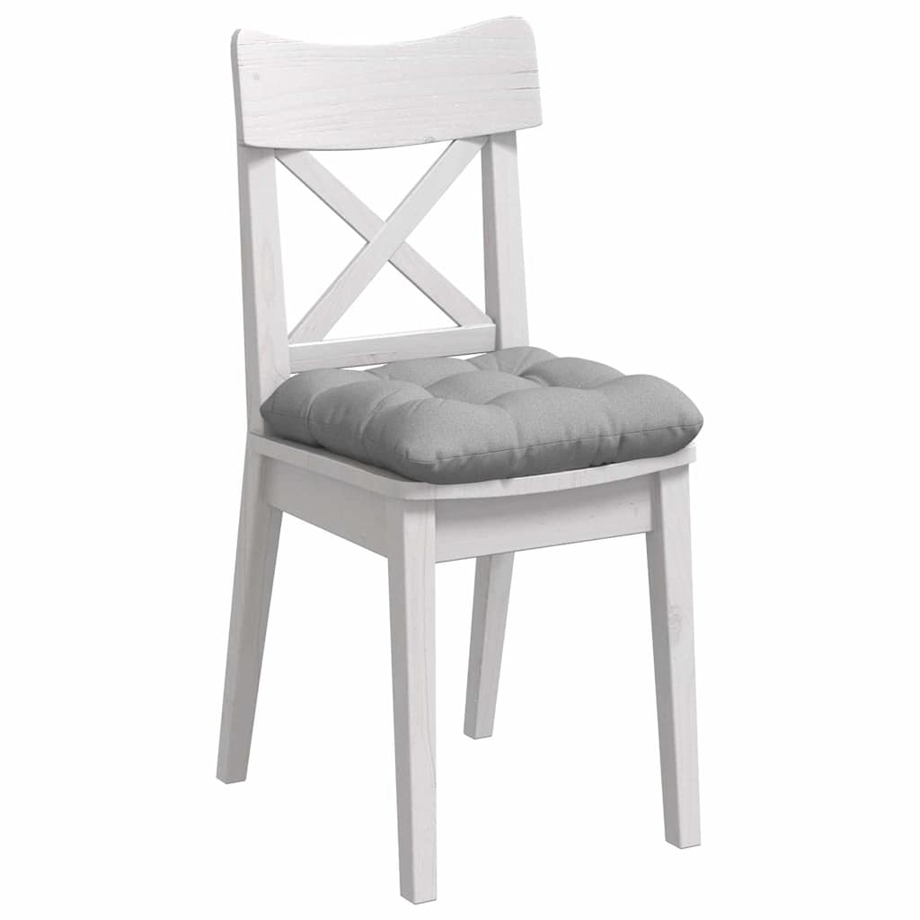 VidaXL coussins de siège 4 pcs gris nuage 45 x 45 x 12 cm tissu