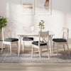 Vidaxx coussins d'assise 4 pcs gris foncé 45 x 45 cm tissu coton