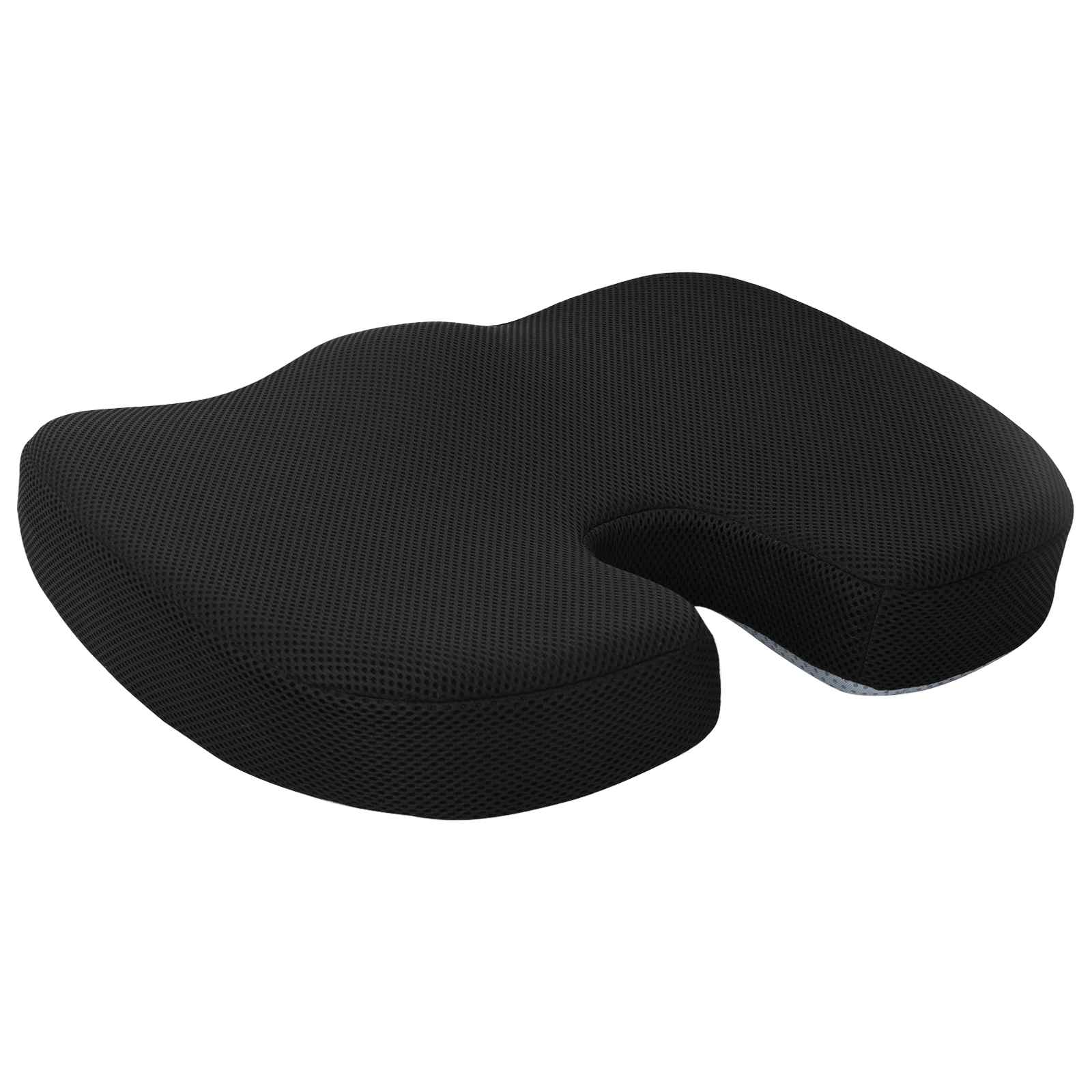 Vidaxx coussin de siège avec coussin noir 47 x 36,5 x 8 cm avec tissu en maille