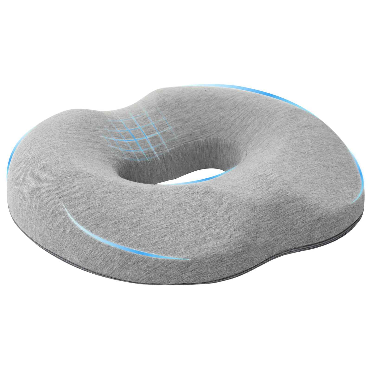 Vidaxx coussin de siège avec coussin gris clair 42 x 36,5 x 8 cm coton