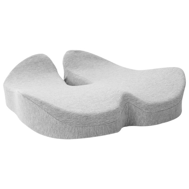 Vidaxxl oreiller avec coussin gris clair 50 x 43 x 10 cm coton