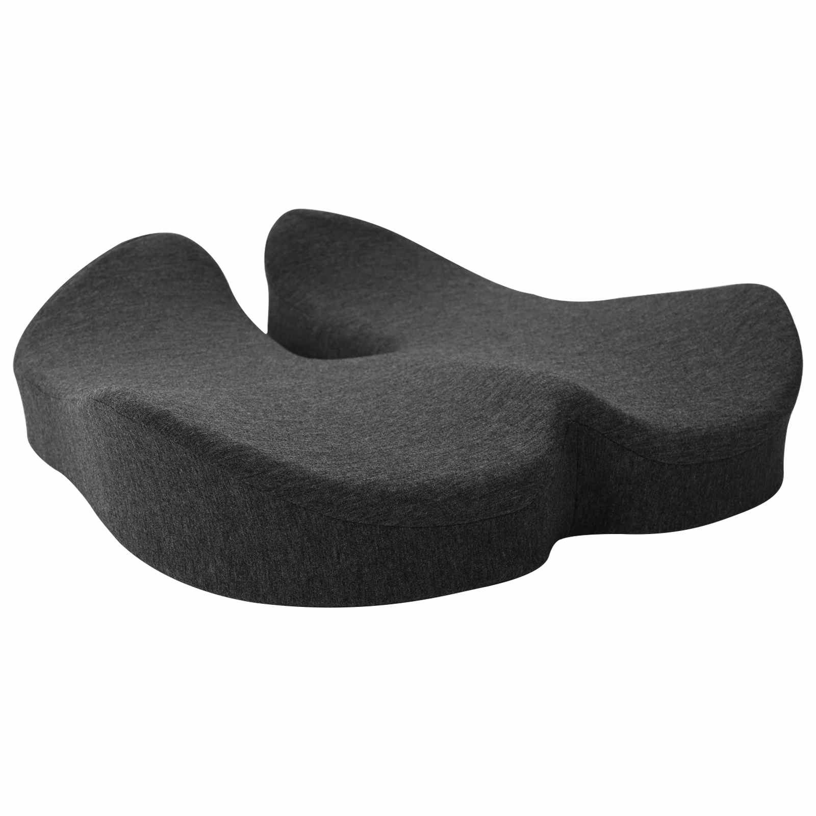 Vidaxxl oreiller avec coussin gris foncé 50 x 43 x 10 cm coton