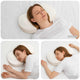 VidaXL oreiller cervical avec coussin blanc 53 x 35 x 11 cm polyester