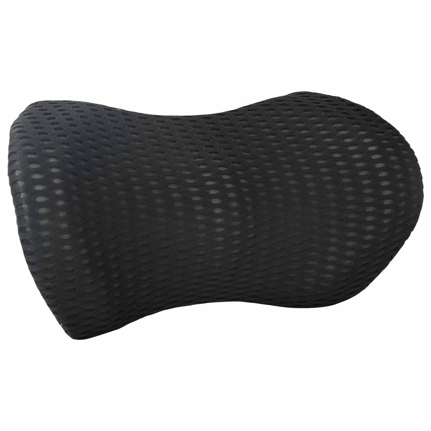 VidaXL coussin de dossier avec coussin noir 46 x 24 x 11 cm maille 4D