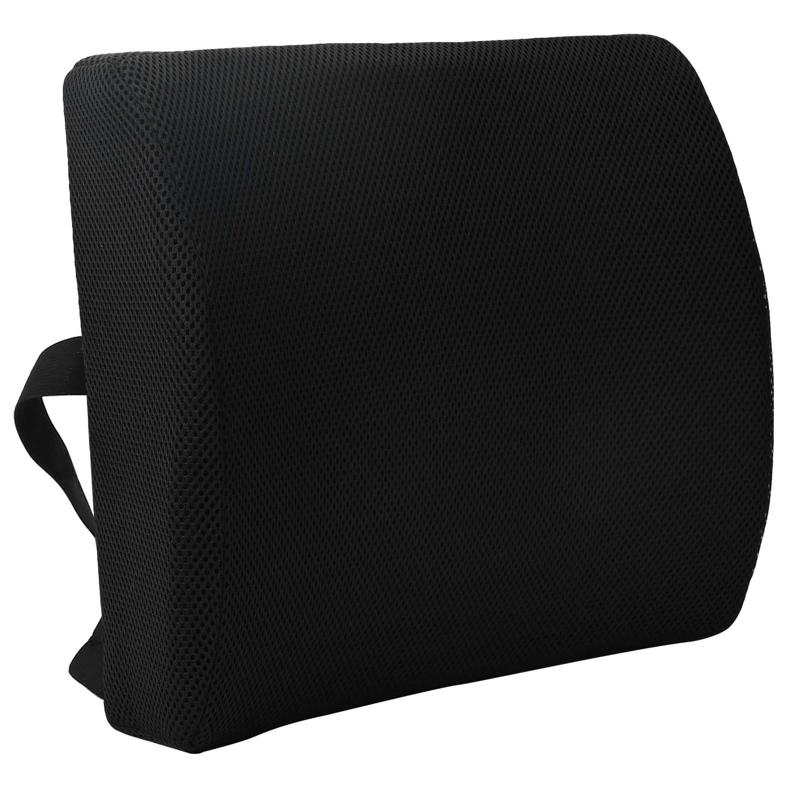 Vidaxx coussin de dossier avec coussin noir 35,5 x 30 x 12 cm avec tissu en maille