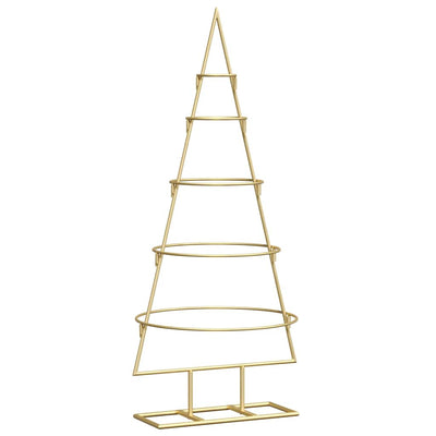 Sapin de Noël en métal Vidaxx avec or standard 90 cm en acier thermolaqué