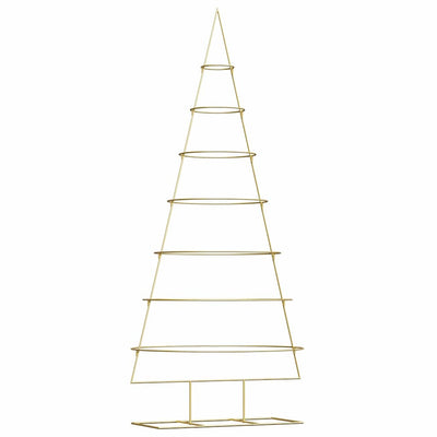 Vidaxx sapin de Noël en métal avec or standard 209 cm en acier thermolaqué