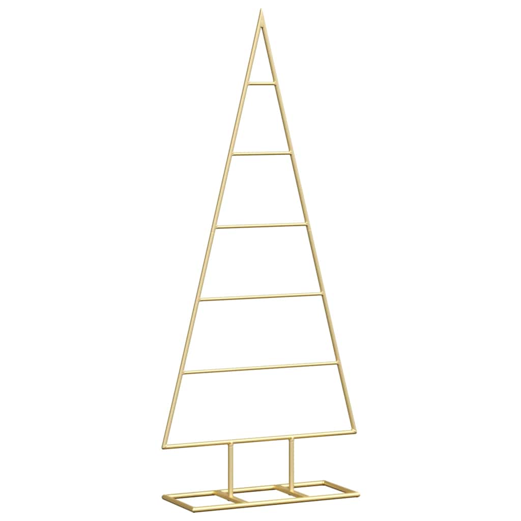 Sapin de Noël en métal Vidaxx avec or standard 90 cm en acier thermolaqué