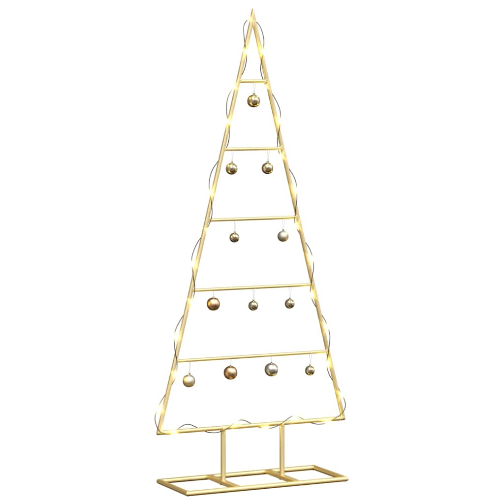 Sapin de Noël en métal Vidaxx avec or standard 90 cm en acier thermolaqué
