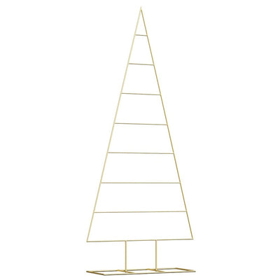 Vidaxx sapin de Noël en métal avec or standard 181 cm en acier thermolaqué