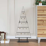VidaXL sapin de Noël en métal avec acier noir standard 90 cm - afbeelding 1