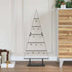VidaXL sapin de Noël en métal avec acier noir standard 90 cm