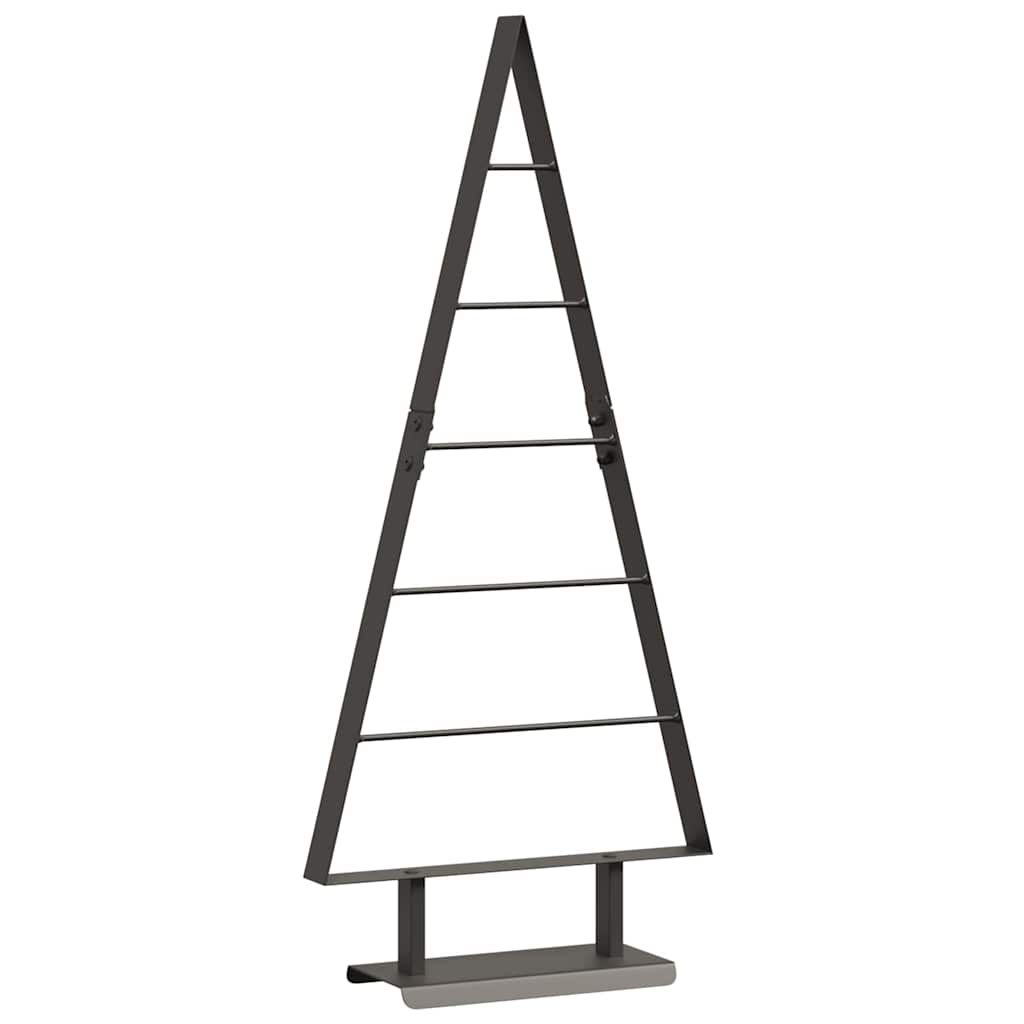 VidaXL sapin de Noël en métal avec acier noir standard 90 cm