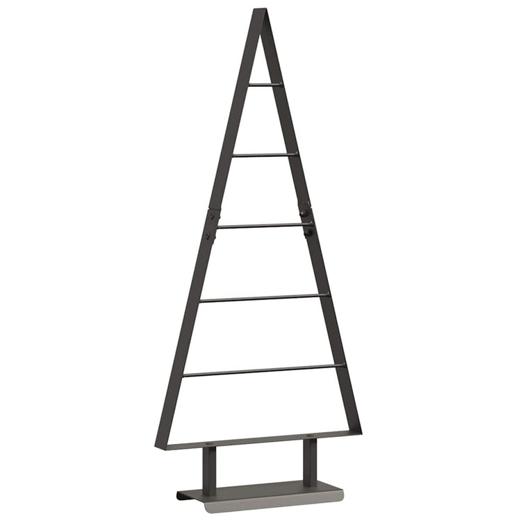 VidaXL sapin de Noël en métal avec acier noir standard 90 cm