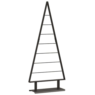 Sapin de Noël en métal Vidaxx avec acier noir standard 125,5 cm