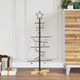 Sapin de Noël en métal Vidaxx avec acier thermolaqué noir standard 89 cm