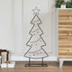 Sapin de Noël en métal Vidaxx avec acier noir standard 90,5 cm