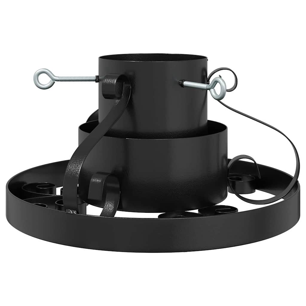 Vidaxx Support pour sapin de Noël noir 40 x 40 x 21 cm en acier