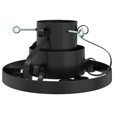 Vidaxx Support pour sapin de Noël noir 40 x 40 x 21 cm en acier