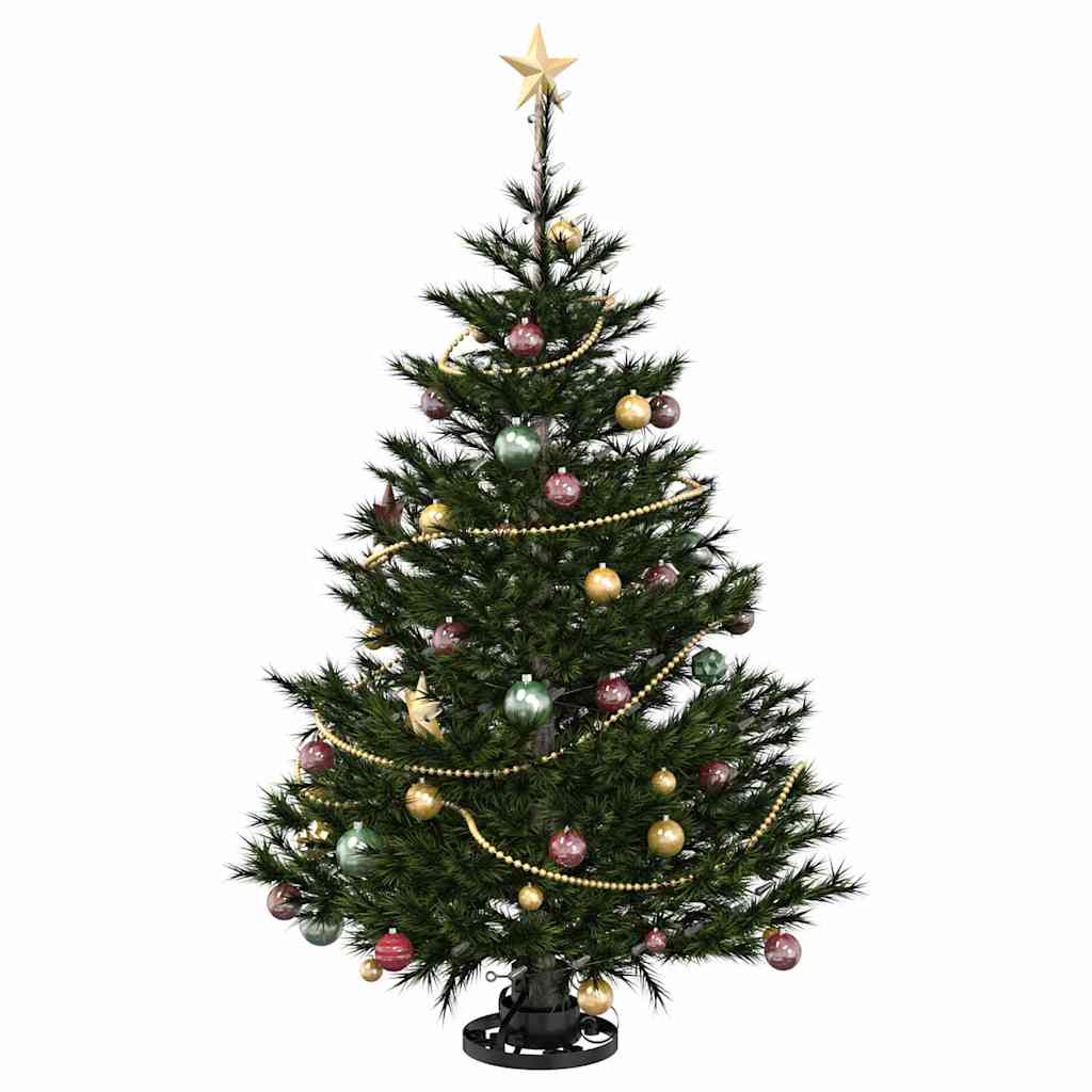 Vidaxx Support pour sapin de Noël noir 40 x 40 x 21 cm en acier
