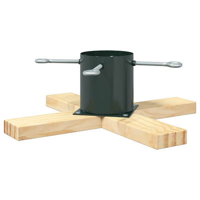 Vidaxx support pour sapin de Noël vert 50 x 50 x 16 cm en bois de pin massif