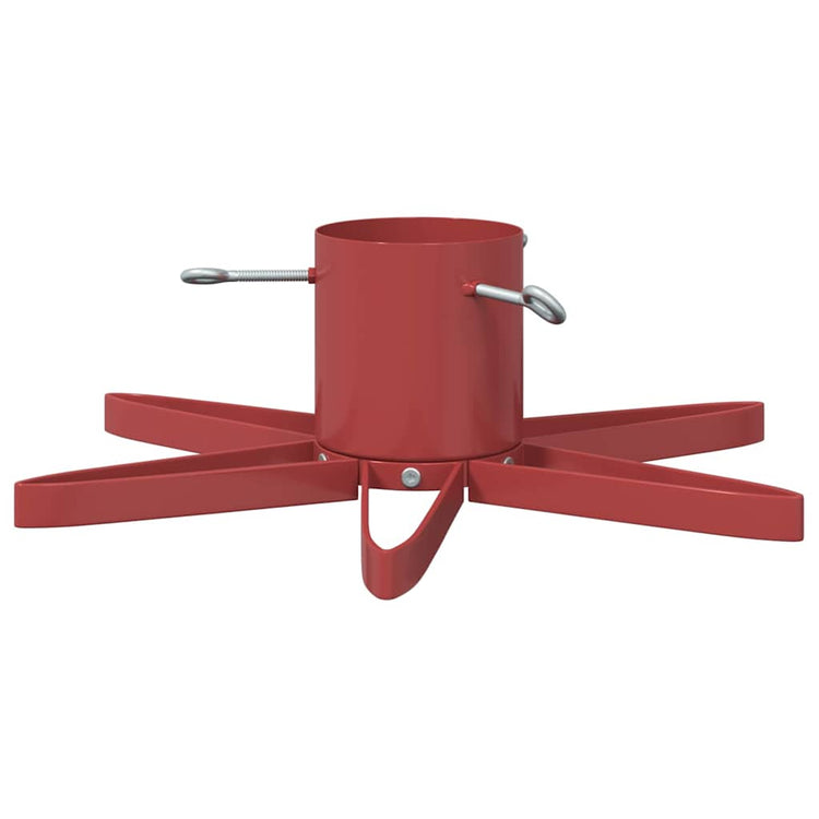 Vidaxx support pour sapin de Noël 1.73 rouge 50 x 50 x 15,5 cm acier