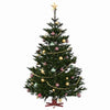 Vidaxx support pour sapin de Noël 1.73 rouge 50 x 50 x 15,5 cm acier