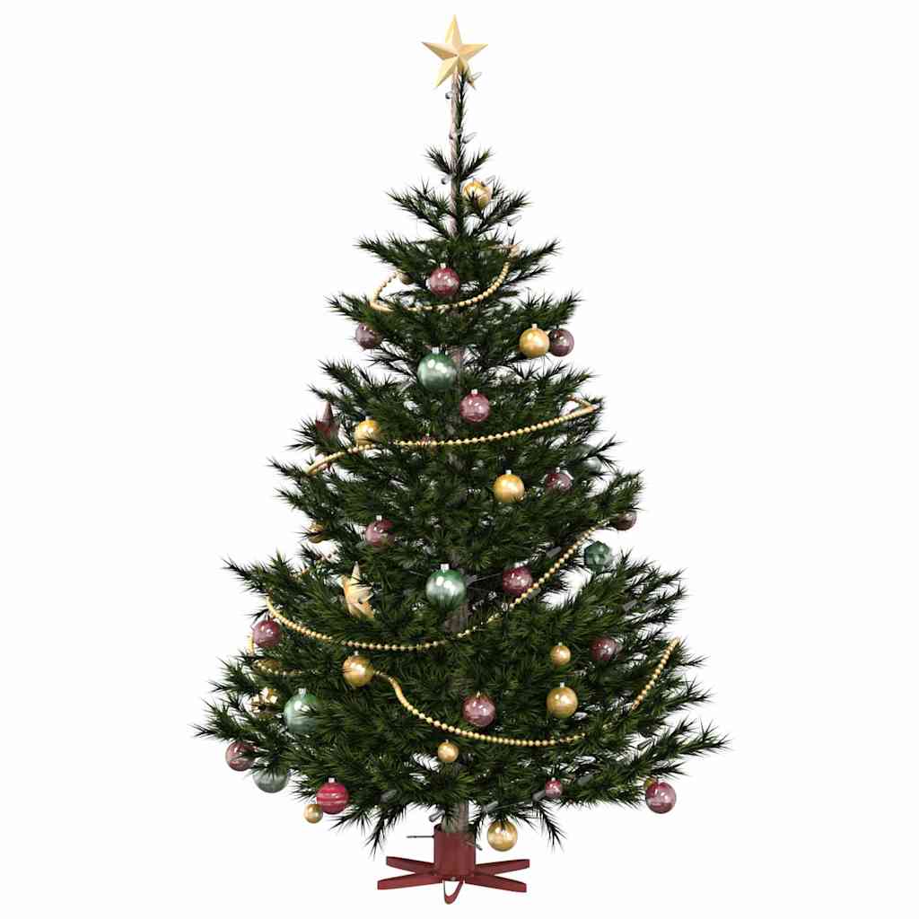 Vidaxx support pour sapin de Noël 1.73 rouge 50 x 50 x 15,5 cm acier