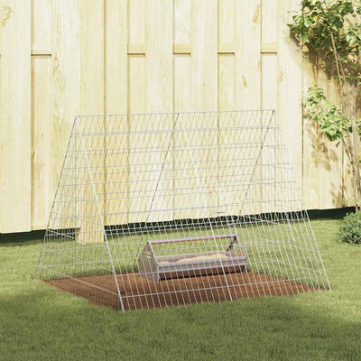 Vidaxx poulailler argent 110 x 100 x 85 cm acier galvanisé