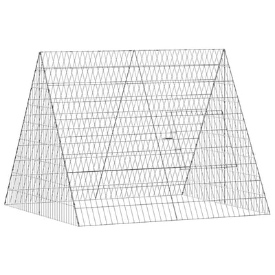 Vidaxx poulailler argent 110 x 100 x 85 cm acier galvanisé