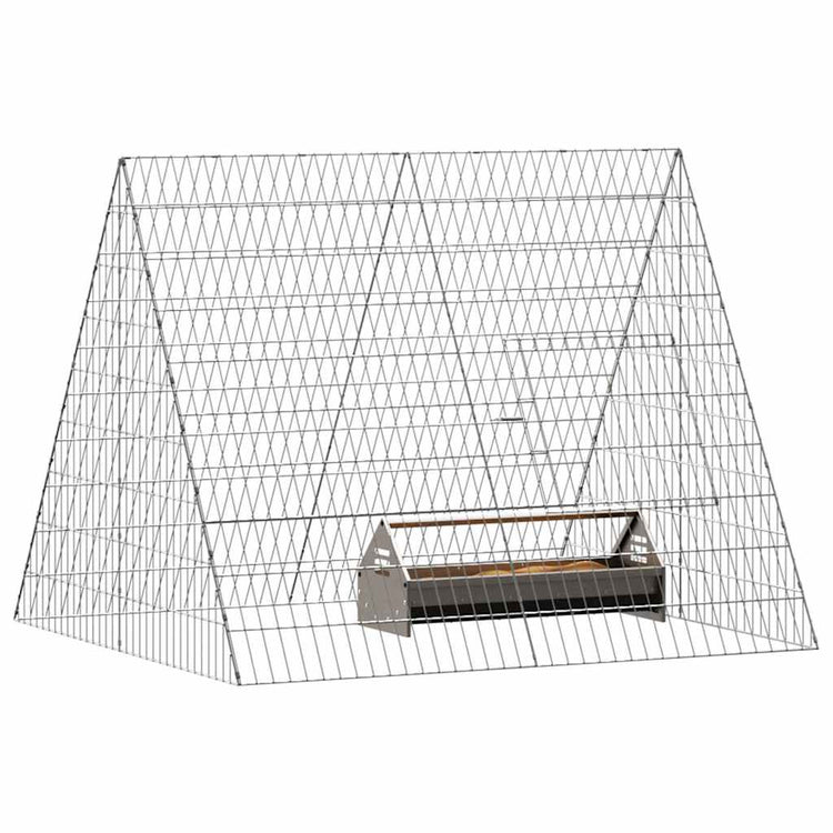 Vidaxx poulailler argent 110 x 100 x 85 cm acier galvanisé