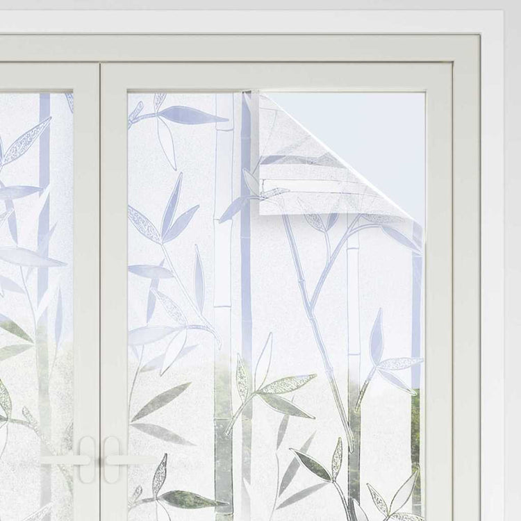 Vidaxx film statistique pour fenêtre motif bambou 90 x 500 cm PVC