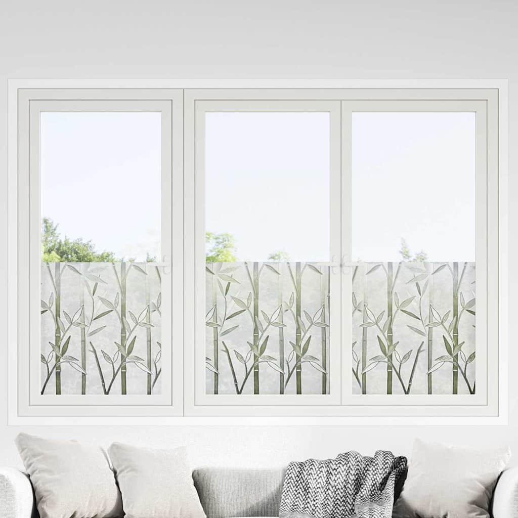 Vidaxx film statistique pour fenêtre motif bambou 90 x 500 cm PVC