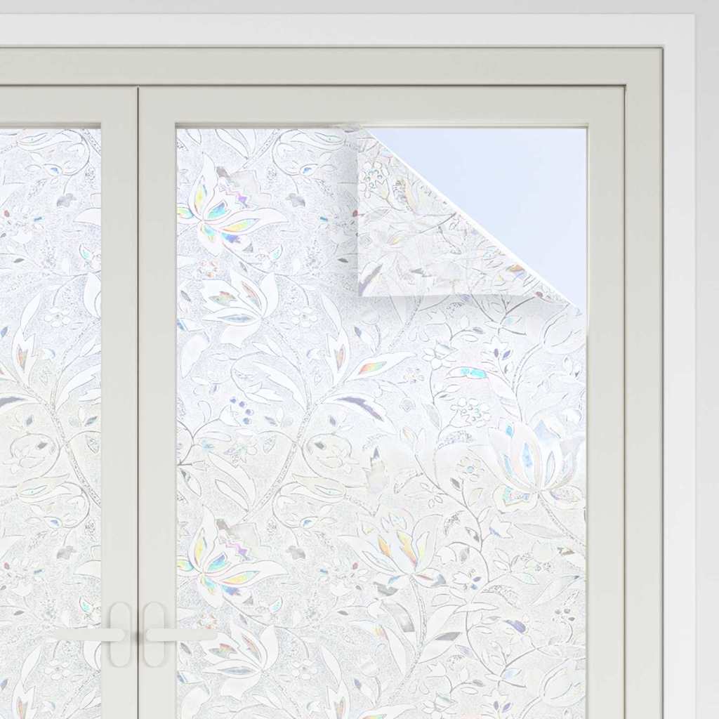 Vidaxx film de fenêtre statistique motif floral 60 x 500 cm PVC