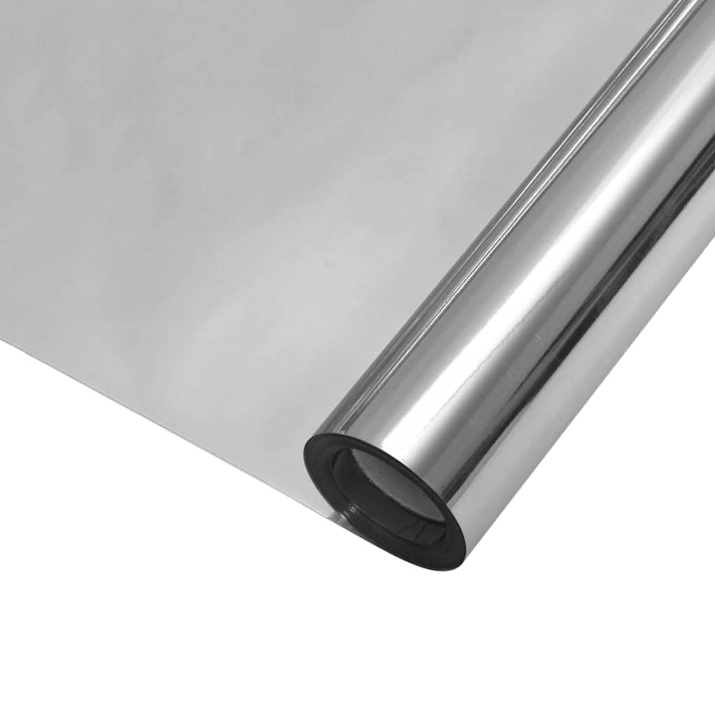 Vidaxx film solaire réfléchissant statique pour fenêtre argent 45 x 2000 cm PVC