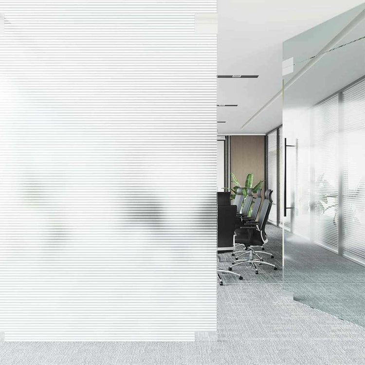 Vidaxx film pour fenêtre autocollant rayures satinées 45 x 2000 cm PVC