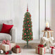 Vidaxx sapin de Noël artificiel vert 120 cm PVC et acier et plastique