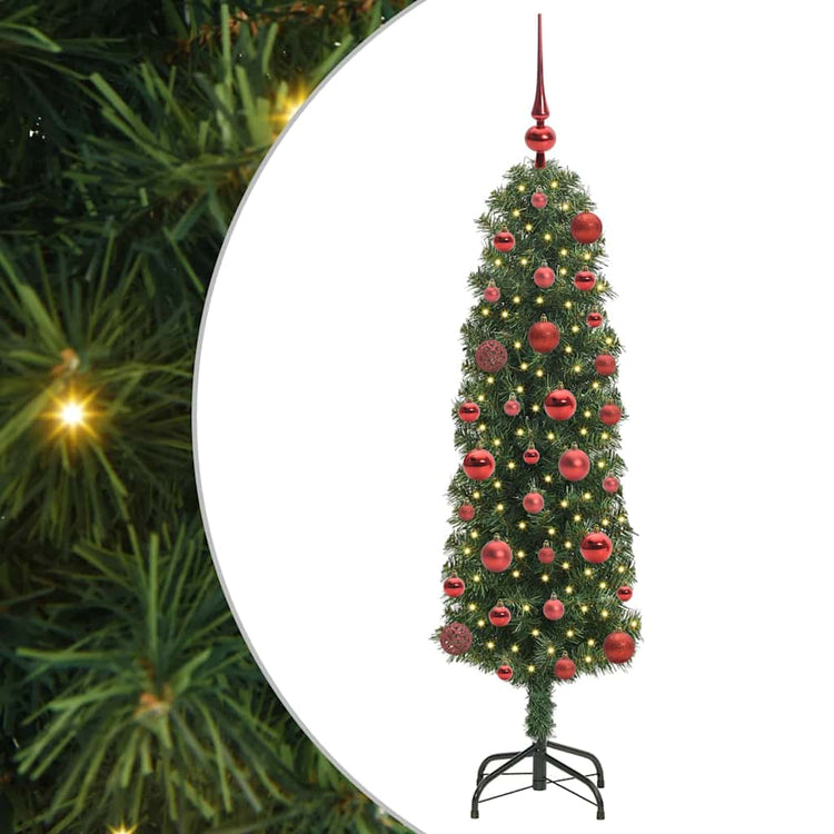 Vidaxx sapin de Noël artificiel vert 120 cm PVC et acier et plastique