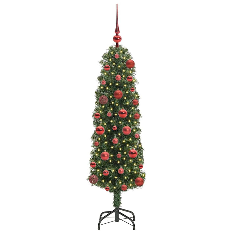 Vidaxx sapin de Noël artificiel vert 120 cm PVC et acier et plastique