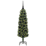 Vidaxx sapin de Noël artificiel vert 120 cm PVC et acier et plastique - afbeelding 3