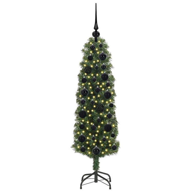 Vidaxx sapin de Noël artificiel vert 120 cm PVC et acier et plastique